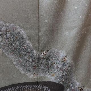 (く)訪問着、袋帯セットん