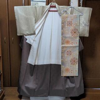 (く)訪問着、袋帯セットん