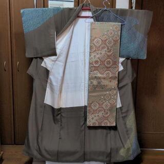 (け)訪問着、袋帯セット