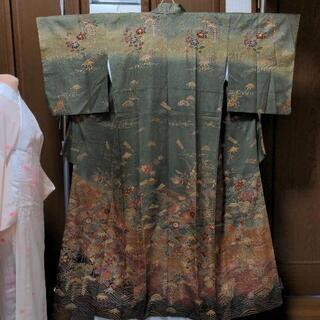 (こ)訪問着、長襦袢、袋帯セット