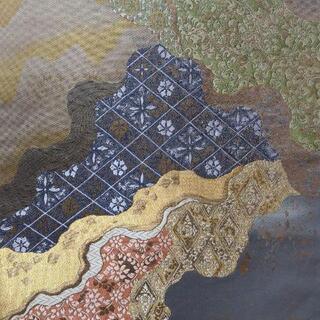 (こ)訪問着、長襦袢、袋帯セット