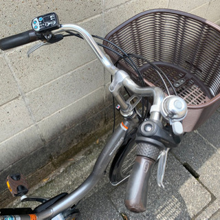 電動自転車】パス ナチュラ 美品❗️8.9ah 新品バッテリー付 サドル 