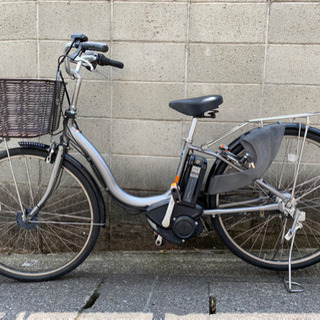 電動自転車】パス ナチュラ 美品❗️8.9ah 新品バッテリー付 サドル 