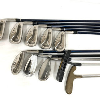 値下げ！◆TOURSTAGE ツアーステージ 等◆ゴルフクラブ 全13本セット＋純正キャディバッグ付き