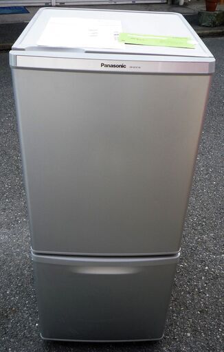 パナソニック Panasonic NR-B147W 138L 2ドアパーソナルノンフロン冷凍冷蔵庫◆お手入れ簡単ガラストレイ