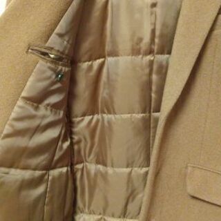 ベージュ チェスターコート ナノ・ユニバースnano・universe 茶色