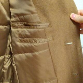 ベージュ チェスターコート ナノ・ユニバースnano・universe 茶色