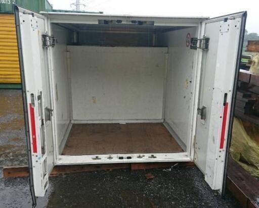 【香取市山之辺】No.N-7【3t車でも配送可】短いコンテナ 長さ約270cm×幅163cm×高さ157cmくらい 配送可 (株)トラストカーゴ 香取市山之辺】No.N-7【3t車でも配送可】短いコンテナ 長さ約270cm×幅