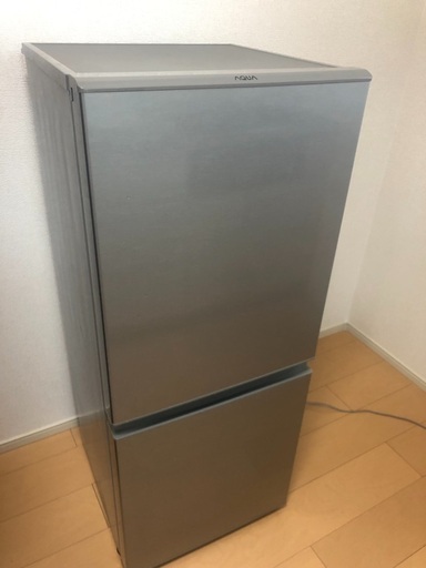 【2019年製】AQUA 126Lノンフロン冷凍冷蔵庫　AQR-13H(S)