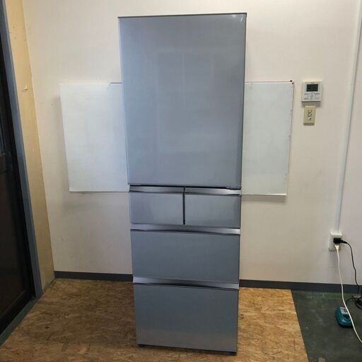 【AQUA】 アクア ノンフロン 冷凍 冷蔵庫 容量415L 冷蔵室110L 冷凍室305L AQR-SD42D 2015年製