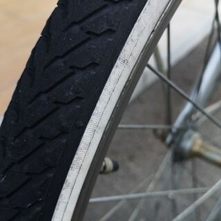 自転車　業務用　ブリヂストン　ニュースクル　シルバー　ヴィンテージ　重いものを運べます