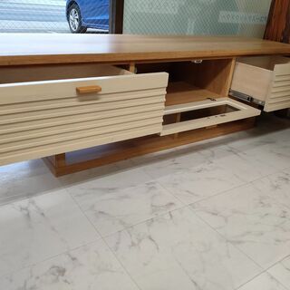 □中古品 Francfranc フランフラン◎FEテレビボード
