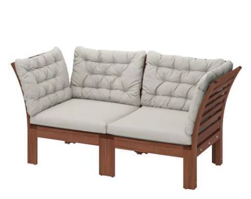 終了】夏のウッドデッキに!IKEA屋外家具(ソファ)1人掛けx2 終了】夏のウッドデッキに!IKEA屋外家具(ソファ)1人掛けx2