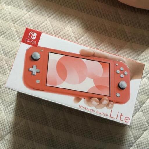 Nintendo switch LITE コーラルピンク