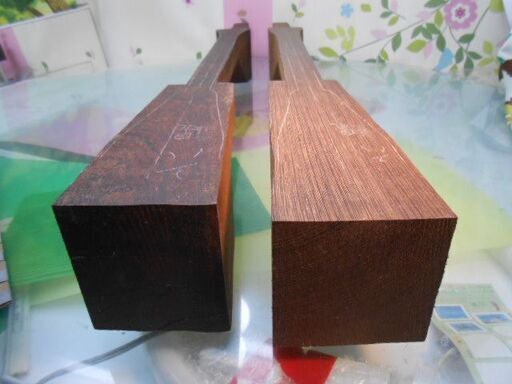 35.000円 沖縄三線専用 鉄木二本セットと蛇皮強化(二重