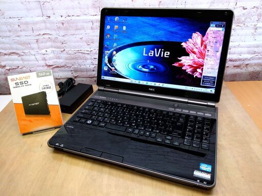 ★完売御礼★【人気の15.6型】新品SSD 512GB, Core i7, 8GB◆NEC LL750/E, Windows10, Microsoft Office, Blu-ray