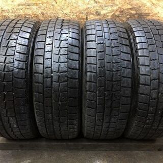 DUNLOP WINTER MAXX WM01 215/60R17 17インチ スタッドレス 4本 2016年製 バリ溝 エルグランド エリシオン MPV等　(MTA147) クレジットカード QR決済可能