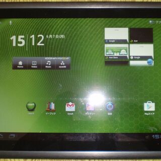 Acer　A500　10インチ　タブレット　動作品