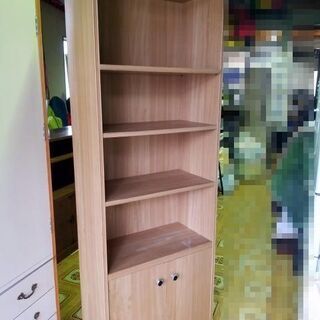 【ネット決済】シンプル 木製 本棚 収納棚