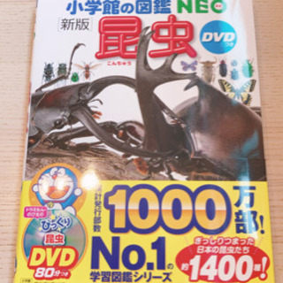 【ネット決済】【値下げ】小学館の図鑑NEO 昆虫　DVD付