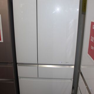 美品！6ドア パナソニック 冷凍冷蔵庫 (NR-F502PV-W) 17年製