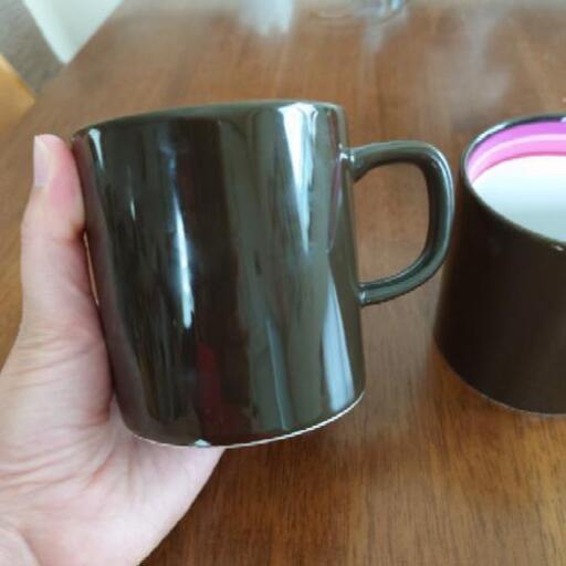 フランフランのペアマグカップ Miho 五日市の家具の中古あげます 譲ります ジモティーで不用品の処分
