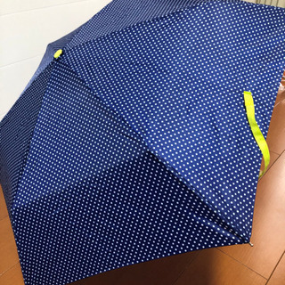 折り畳み傘　ブルー