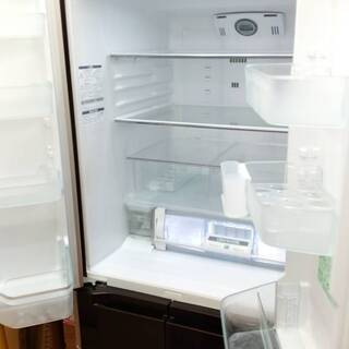 HITACHI 565L冷蔵庫 R-G5700D 2014年 ガラストップ 日立 フレンチドア