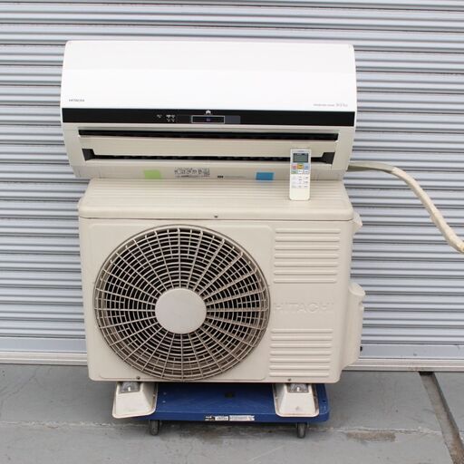 T362) 日立 ルームエアコン RAS-E36D(W) 12畳用 室外機セット 3.6kw 単相100V くらしカメラ搭載 HITACHI 2015年製 エアコン