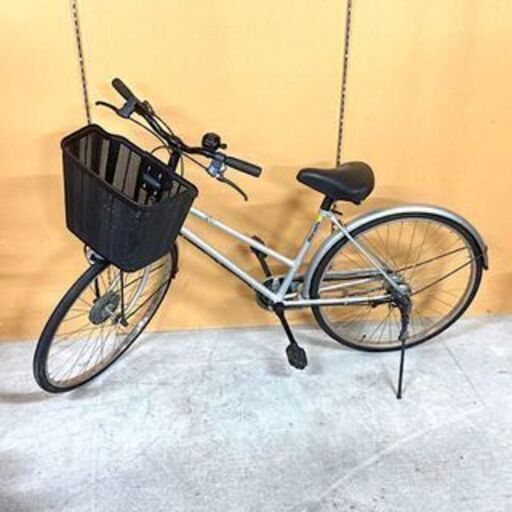 ■maruishi/マルイシ■シティサイクル　通勤　通学にオススメ！　シルバー　26インチ　USED