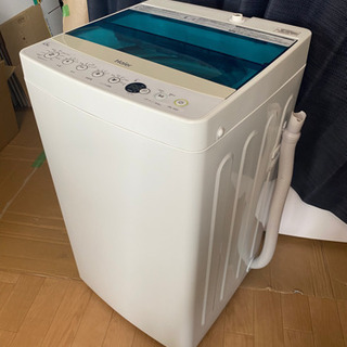 直接引取大歓迎【未使用/美品】M02 洗濯機 ハイアール 2018年製