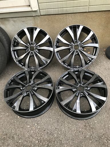 軽自動車用 中古17インチアルミホイール4本セット レアマイスター プレミックス サッシカイア 17x5 5jj ヤマボウシ 西彼杵の車のパーツの 中古あげます 譲ります ジモティーで不用品の処分
