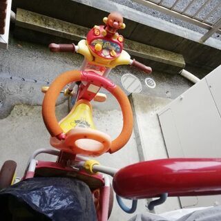【ネット決済】三輪車　子供用　アンパンマン
