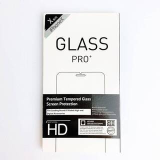 QB4891 未使用品 アイフォン X 専用 ガラスフィルム 9H 100個 セット iPhone X 強化ガラス 保護フィルム GLASS PRO+ 業者 まとめ売り