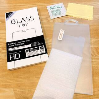 QB4891 未使用品 アイフォン X 専用 ガラスフィルム 9H 100個 セット iPhone X 強化ガラス 保護フィルム GLASS PRO+ 業者 まとめ売り