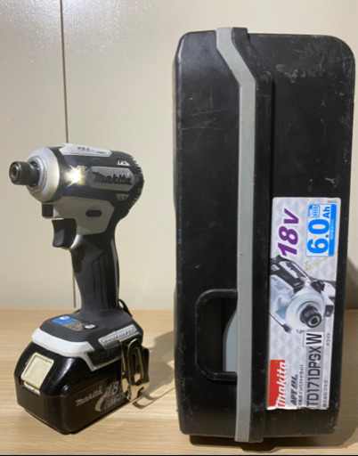 中古　マキタ　TD171 18V 4モード インパクトドライバ　白　セット