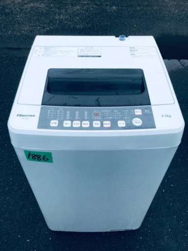 ✨2018年製✨1886番 Hisense✨全自動電気洗濯機✨HW-T55C‼️