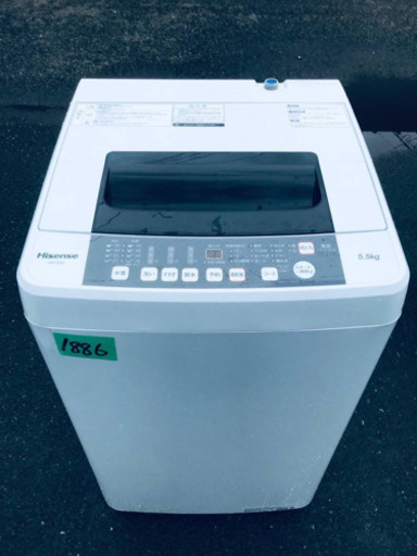✨2018年製✨1886番 Hisense✨全自動電気洗濯機✨HW-T55C‼️