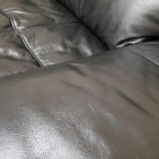 ほぼ未使用美品！ニトリ L字ソファー 本革 