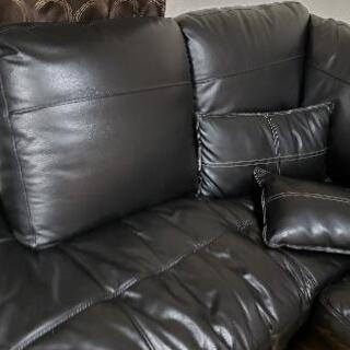 ほぼ未使用美品！ニトリ L字ソファー 本革 