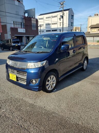 ワゴンRスティングレー X フルセグTV・ナビ付き 走行79000km 紺色