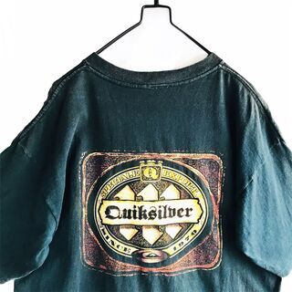 クイックシルバー 古着褪せ黒 ビンテージ 90s 希少 Tシャツ...