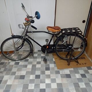 レトロ、ヴィンテージ、アンティーク年代物の自転車