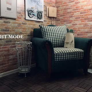 ☑️ジモ売約済み　メガジモ割り⚡️20%￥11,800→￥9,440アンティーク風1人掛けソファー&間接照明セット　エスハウス