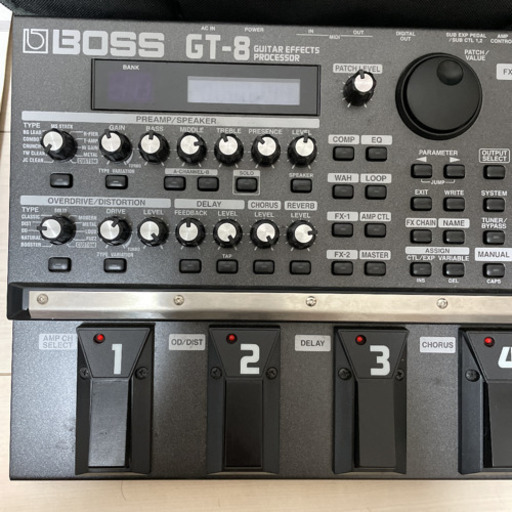 【美品、動作確認済、室内使用】BOSS GT-8 ギター　マルチエフェクター