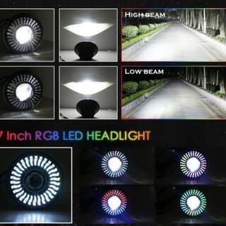 7インチ 丸目LEDヘッドライト