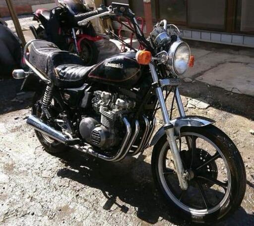 カワサキ Z400LTDⅡ(4気筒、Z400FX-E4同型フルトラエンジンの兄弟車)  実走14084km 空冷四発 旧車 貴重 完全オリジナル車 レストア・カスタムベース 現状販売価格(手を入れ始めたら値段上がります)