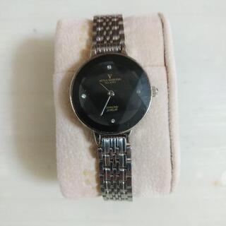 ニコラバレンチノレディース腕時計　黒色