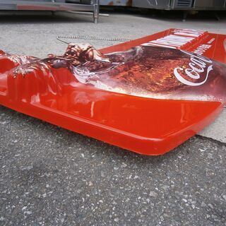 ☆中古品 Coca-Cola コカ・コーラ ドリンクバー 吊り下げ 立体 看板