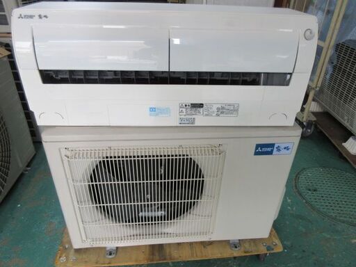 K02366　三菱　中古エアコン　主に18畳用　冷5.6kw／暖6.7kw